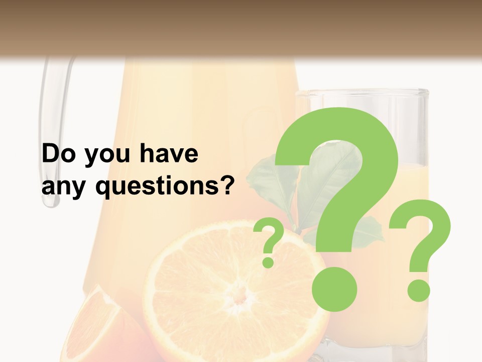 Glass Isolated Tropical PowerPoint Template