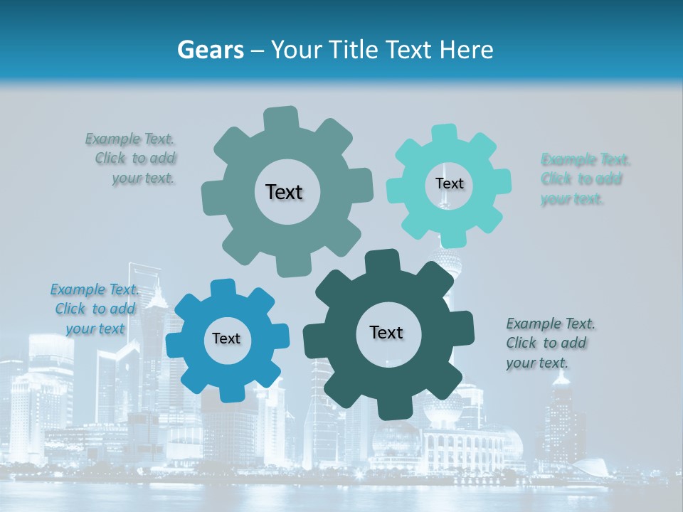 Architecture Business Skyline PowerPoint Template