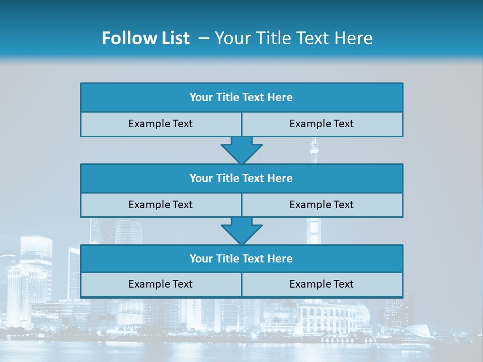 Architecture Business Skyline PowerPoint Template