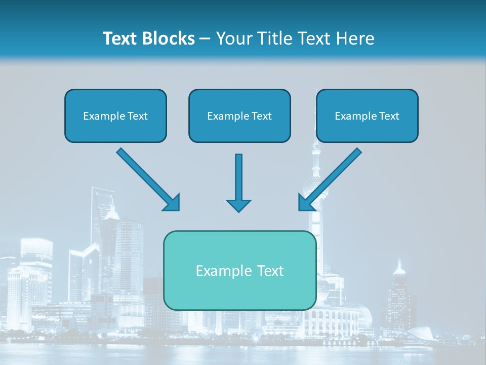 Architecture Business Skyline PowerPoint Template