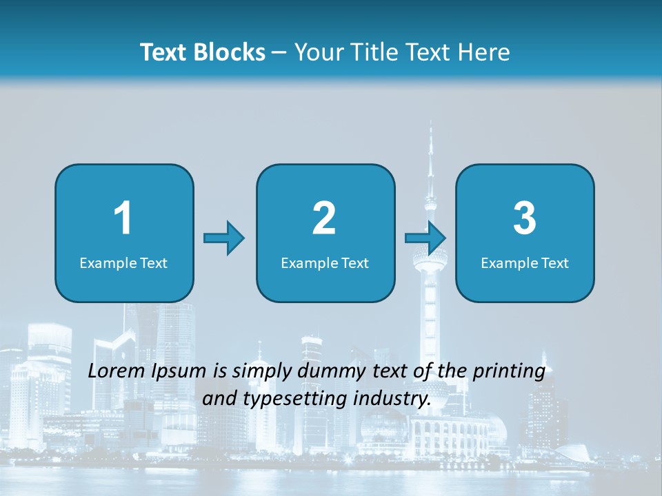 Architecture Business Skyline PowerPoint Template