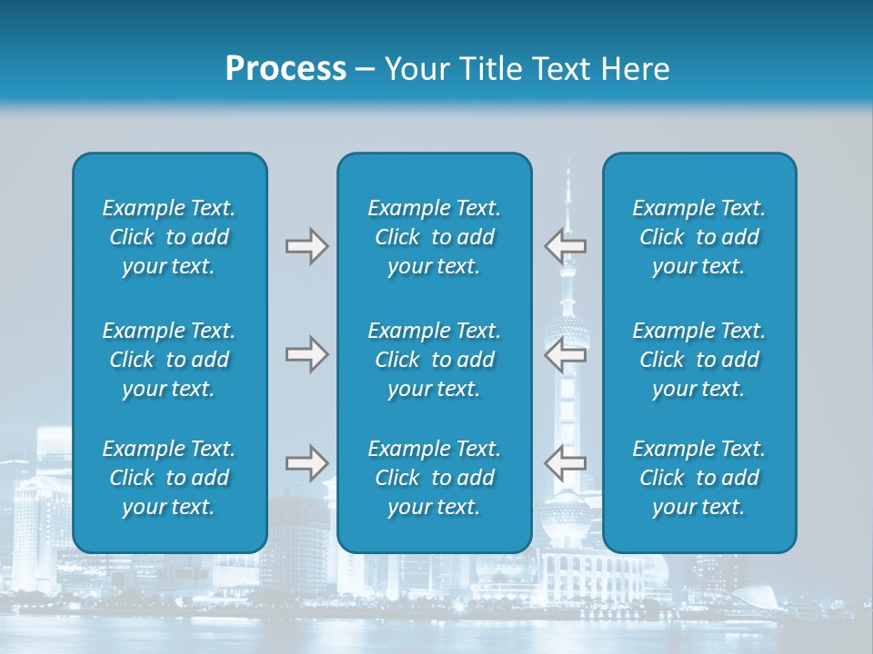 Architecture Business Skyline PowerPoint Template