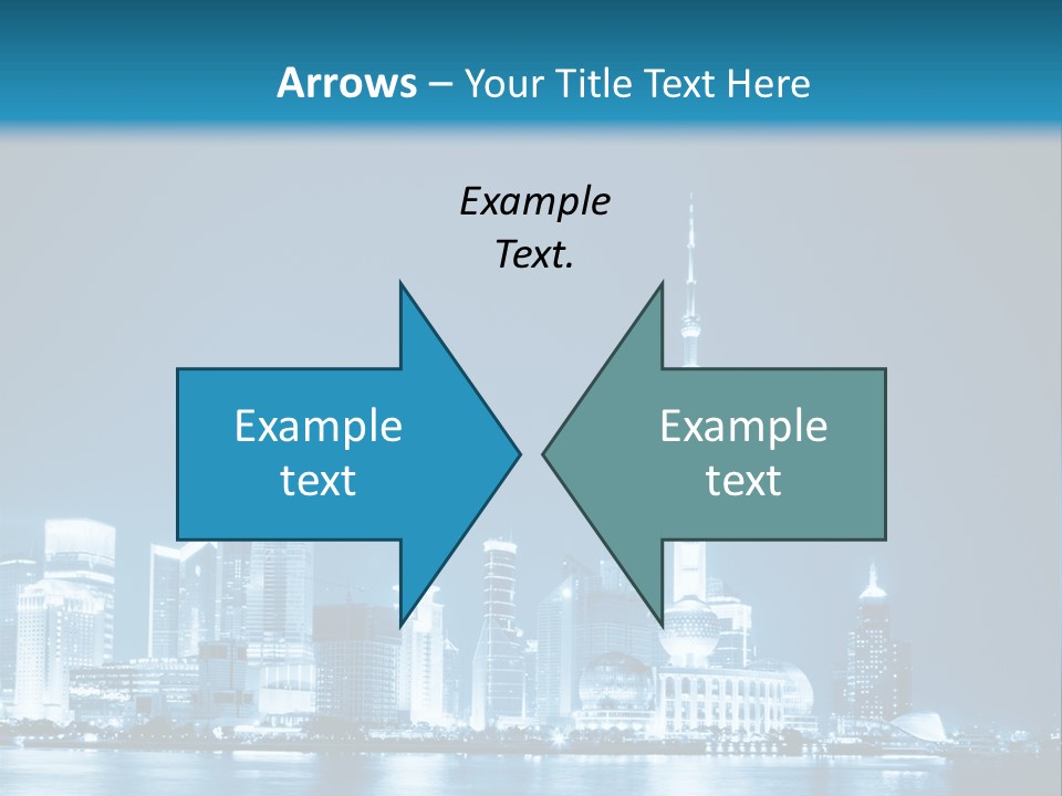 Architecture Business Skyline PowerPoint Template