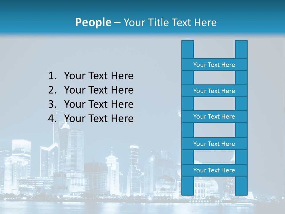 Architecture Business Skyline PowerPoint Template