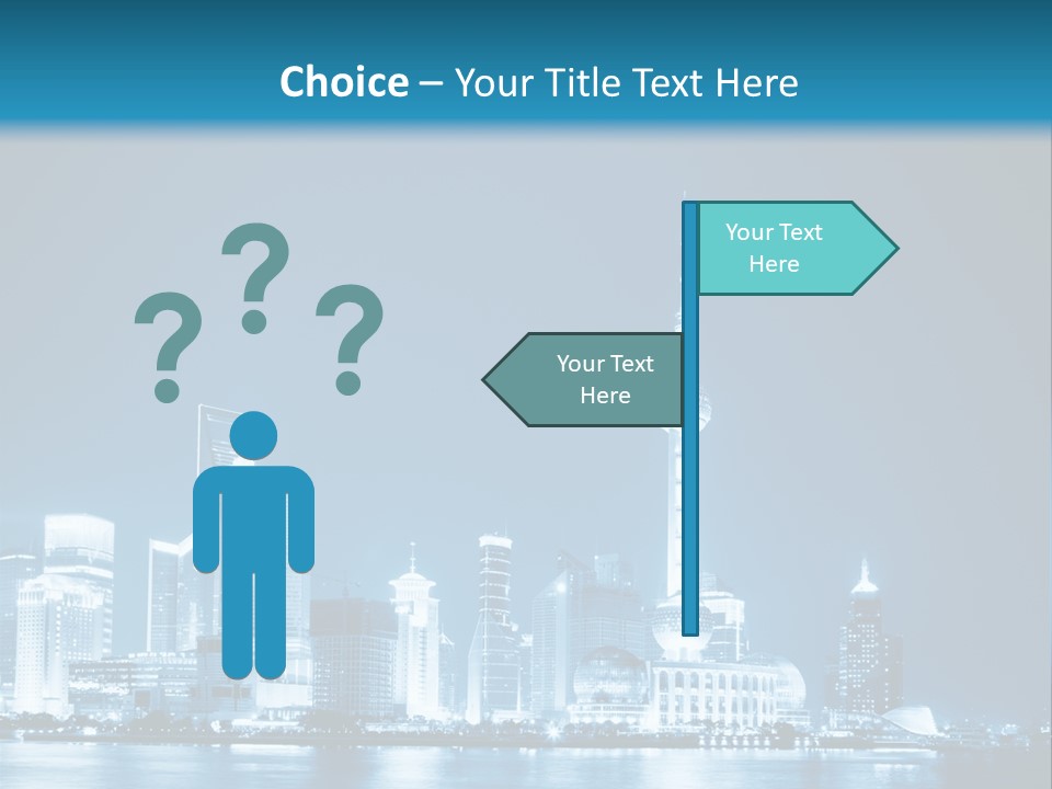 Architecture Business Skyline PowerPoint Template