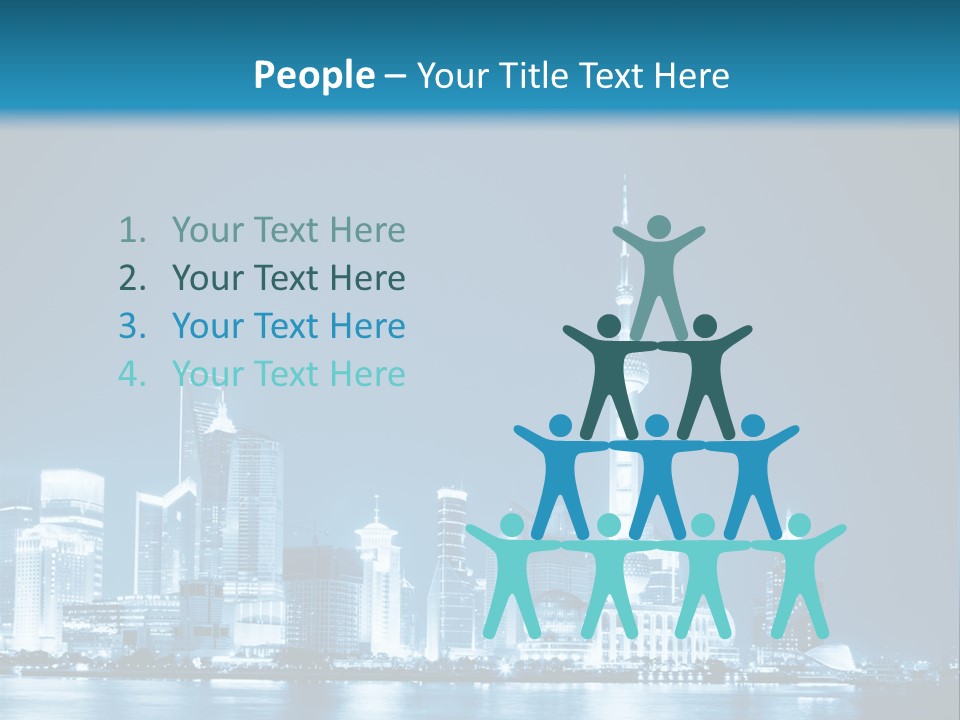 Architecture Business Skyline PowerPoint Template