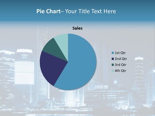 Cityscape Oriental Office PowerPoint Template