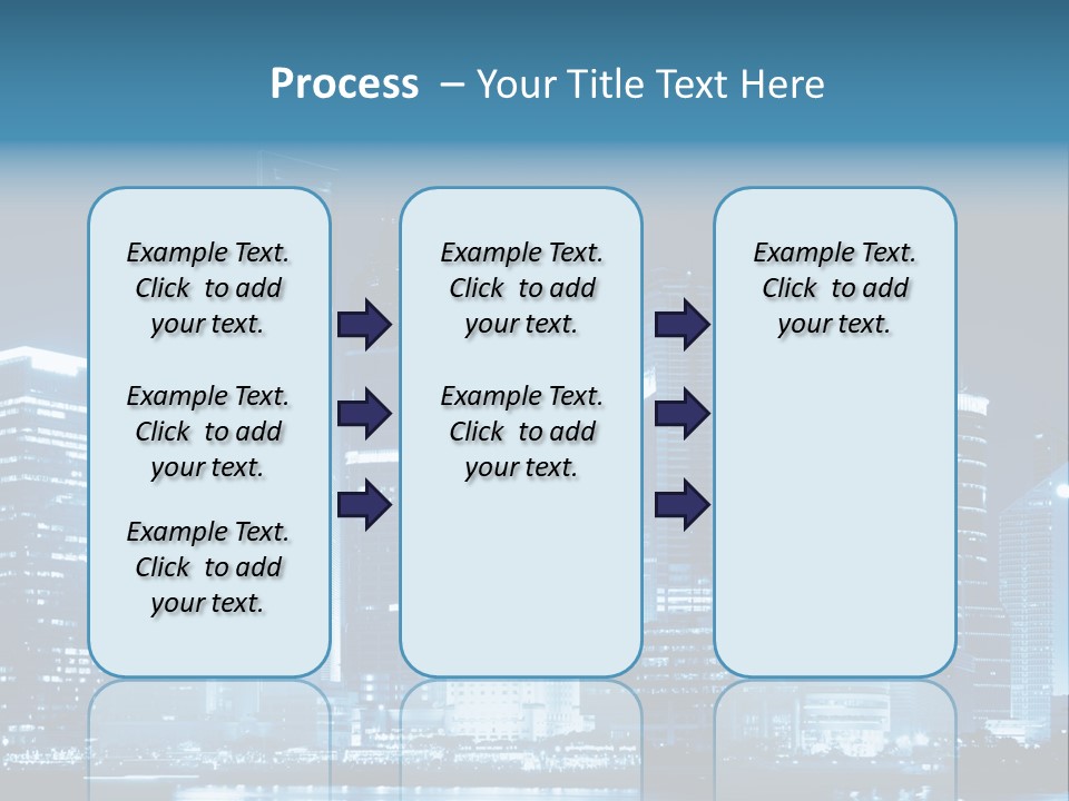 Cityscape Oriental Office PowerPoint Template
