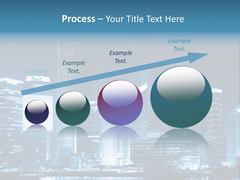 Cityscape Oriental Office PowerPoint Template