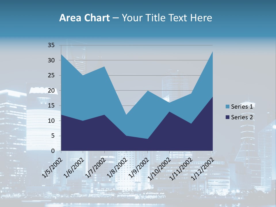 Cityscape Oriental Office PowerPoint Template