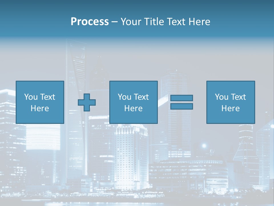 Cityscape Oriental Office PowerPoint Template