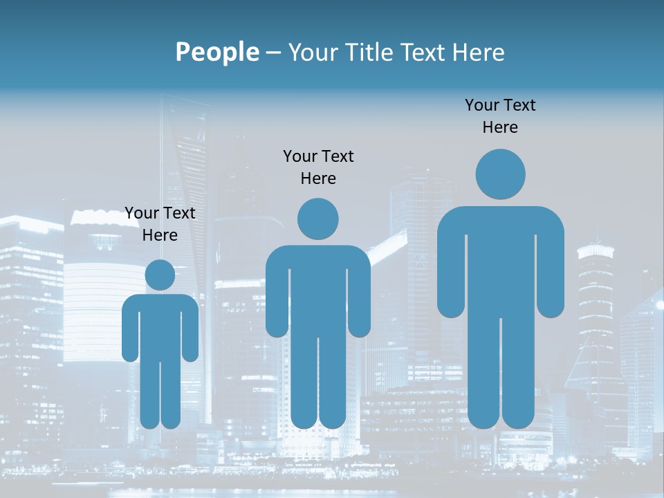 Cityscape Oriental Office PowerPoint Template