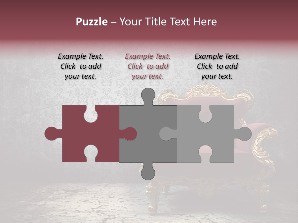 Nobody Dark Stained PowerPoint Template