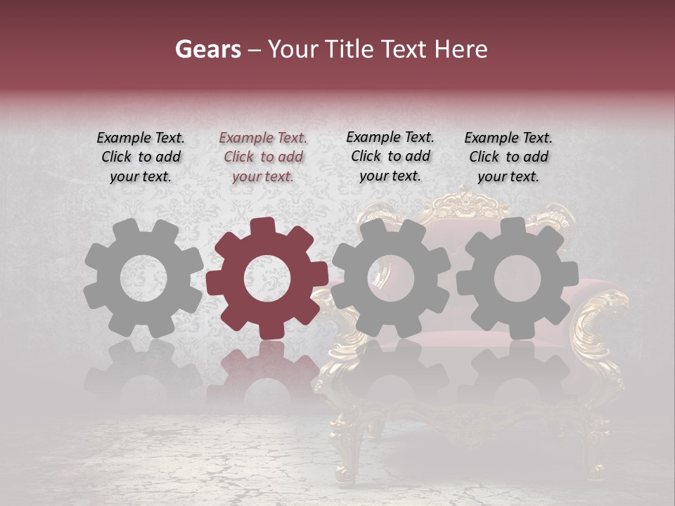 Nobody Dark Stained PowerPoint Template