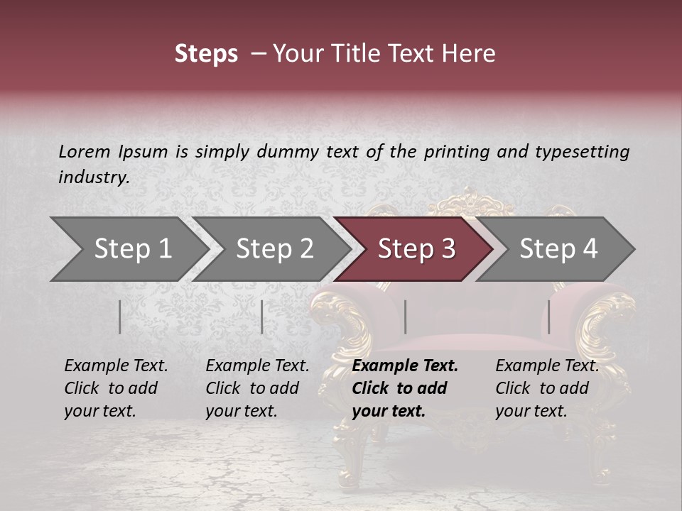 Nobody Dark Stained PowerPoint Template