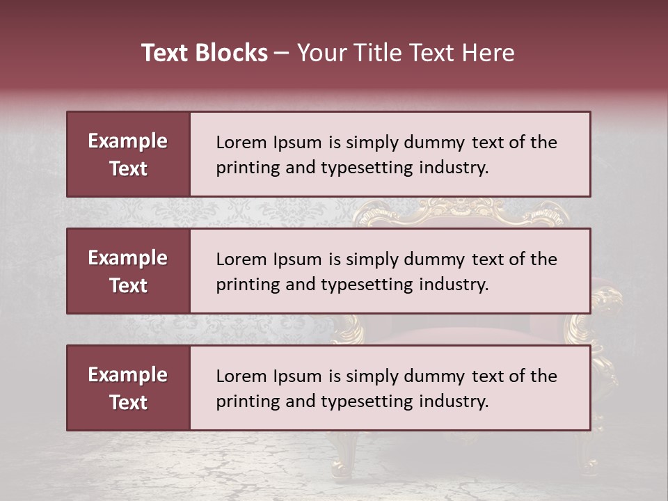 Nobody Dark Stained PowerPoint Template
