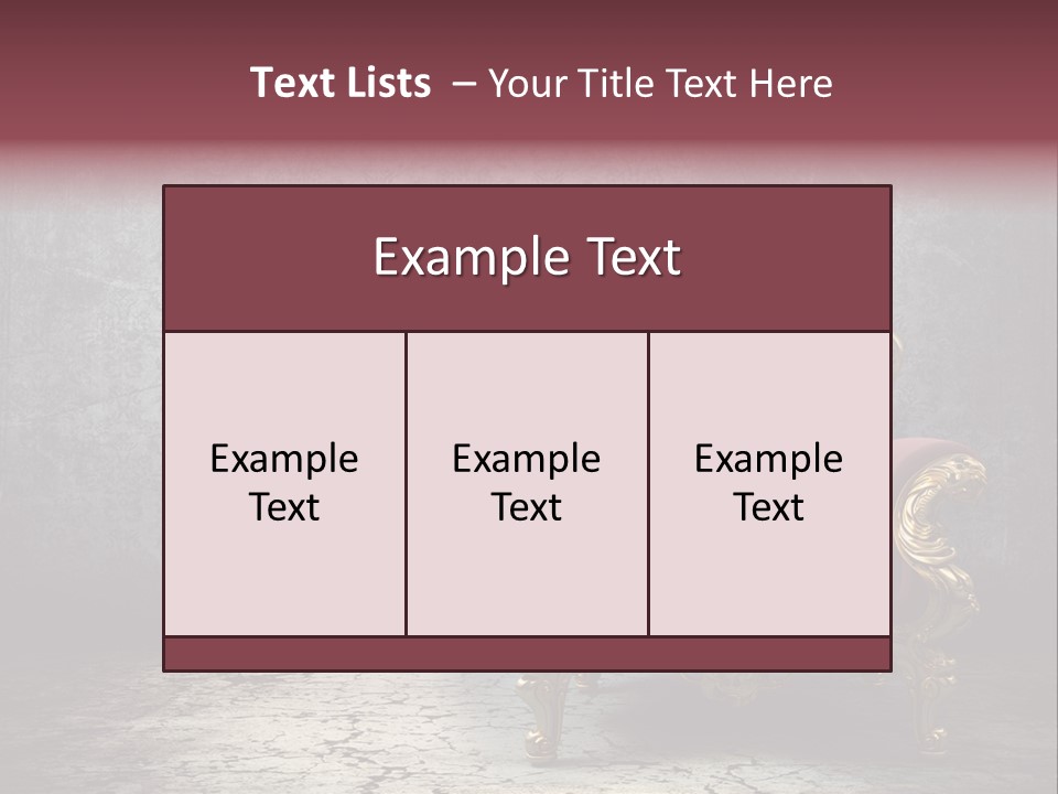 Nobody Dark Stained PowerPoint Template