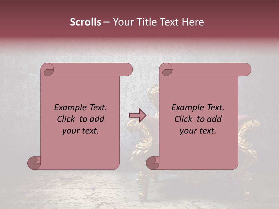 Nobody Dark Stained PowerPoint Template