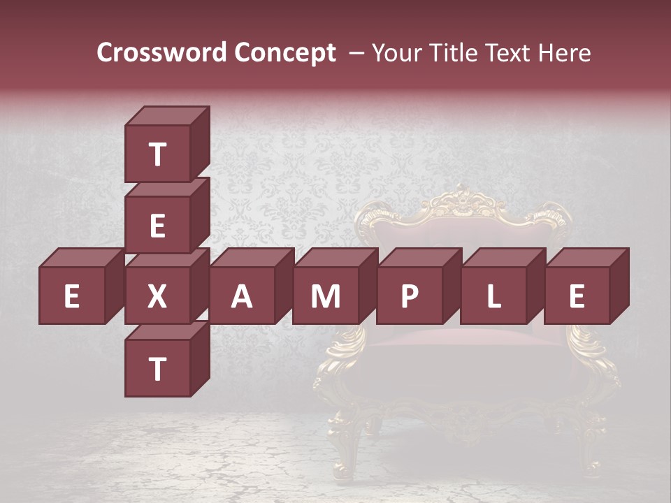 Nobody Dark Stained PowerPoint Template