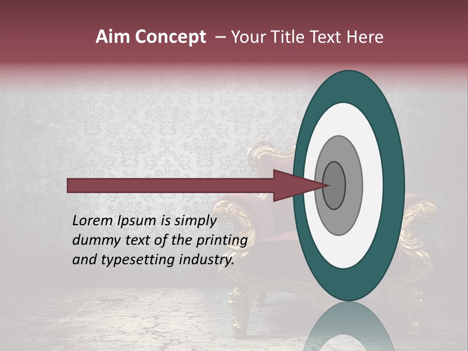 Nobody Dark Stained PowerPoint Template