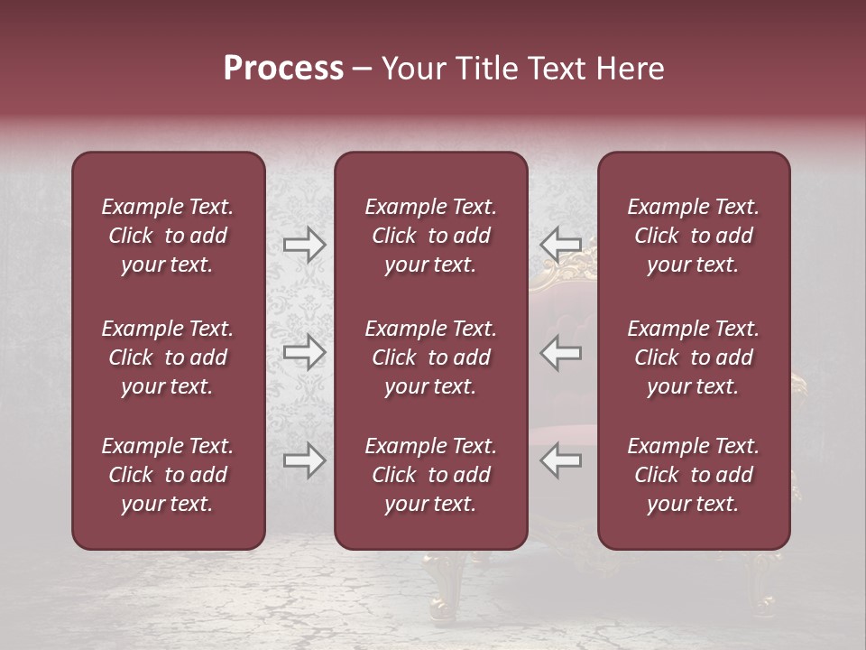 Nobody Dark Stained PowerPoint Template