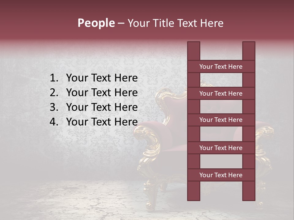 Nobody Dark Stained PowerPoint Template