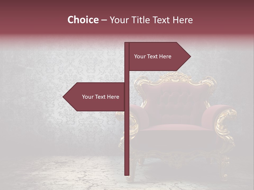 Nobody Dark Stained PowerPoint Template