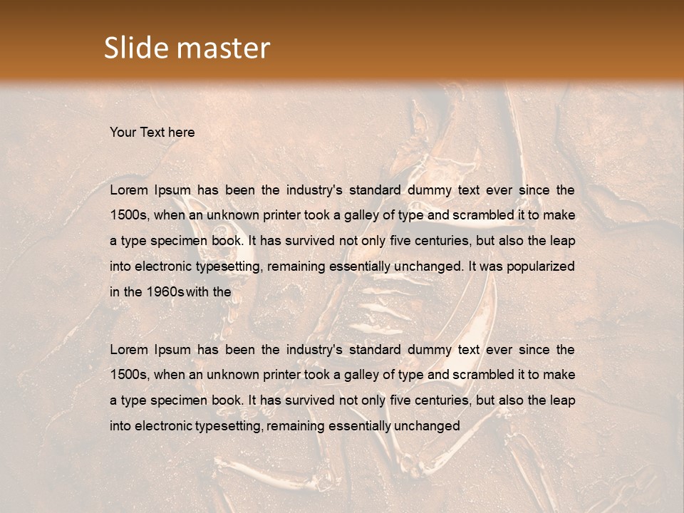 Paleontology Evolution Biology PowerPoint Template