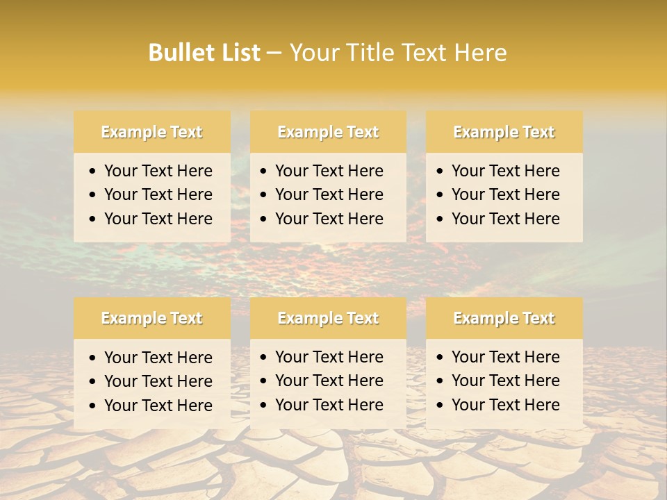 Land Surface Close Up PowerPoint Template