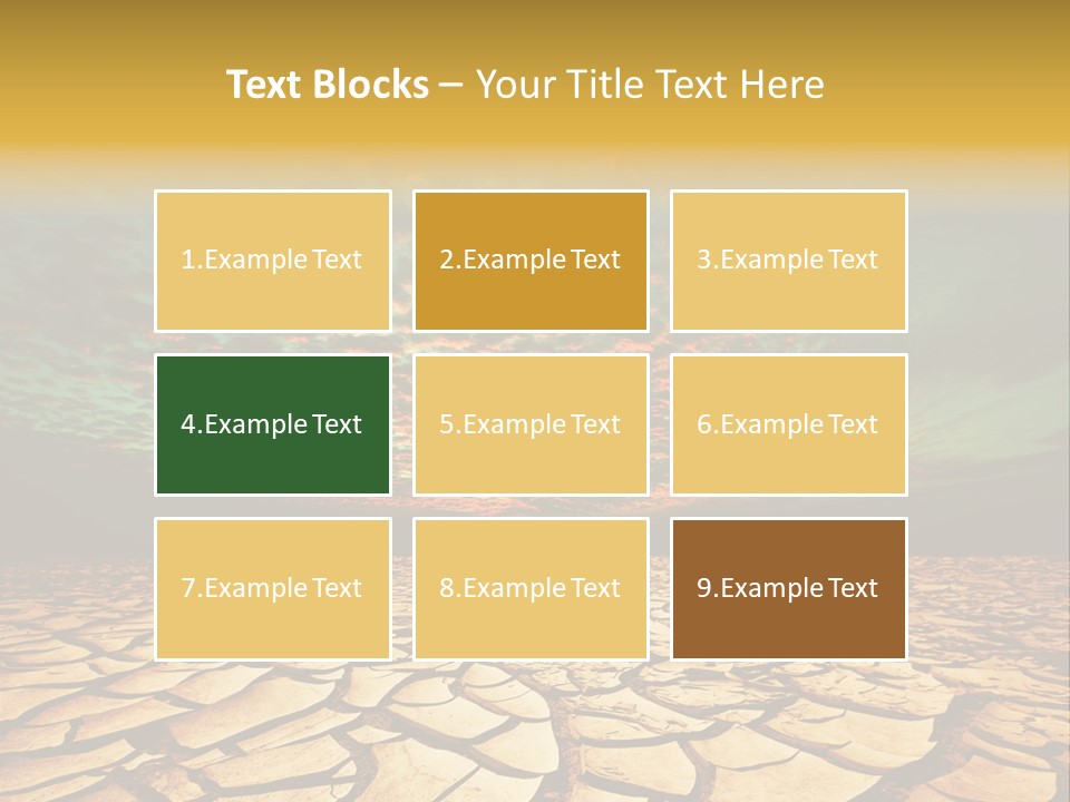 Land Surface Close Up PowerPoint Template