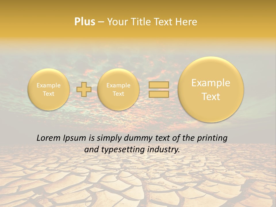 Land Surface Close Up PowerPoint Template