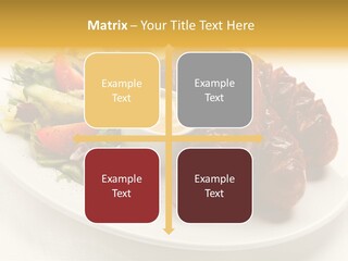 Sausage Dine Nutrition PowerPoint Template