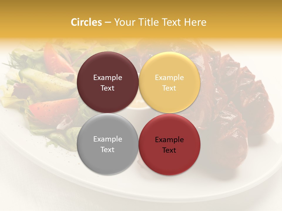 Sausage Dine Nutrition PowerPoint Template