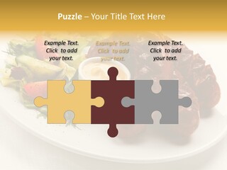 Sausage Dine Nutrition PowerPoint Template