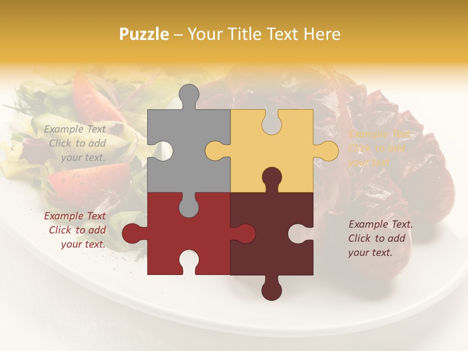 Sausage Dine Nutrition PowerPoint Template