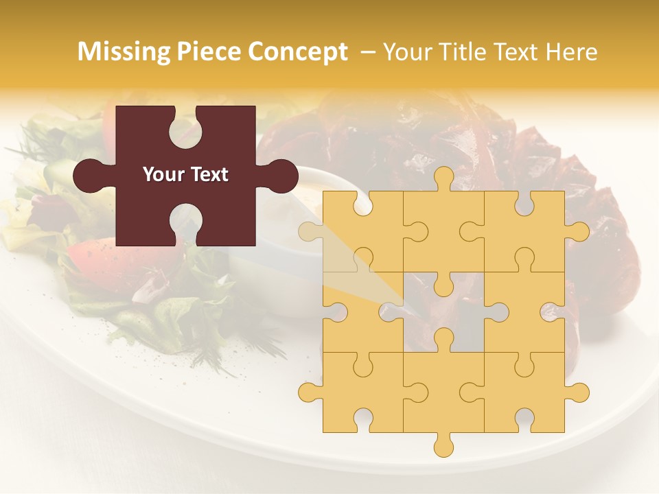 Sausage Dine Nutrition PowerPoint Template