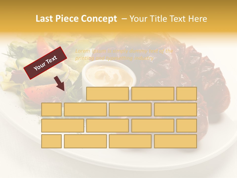 Sausage Dine Nutrition PowerPoint Template