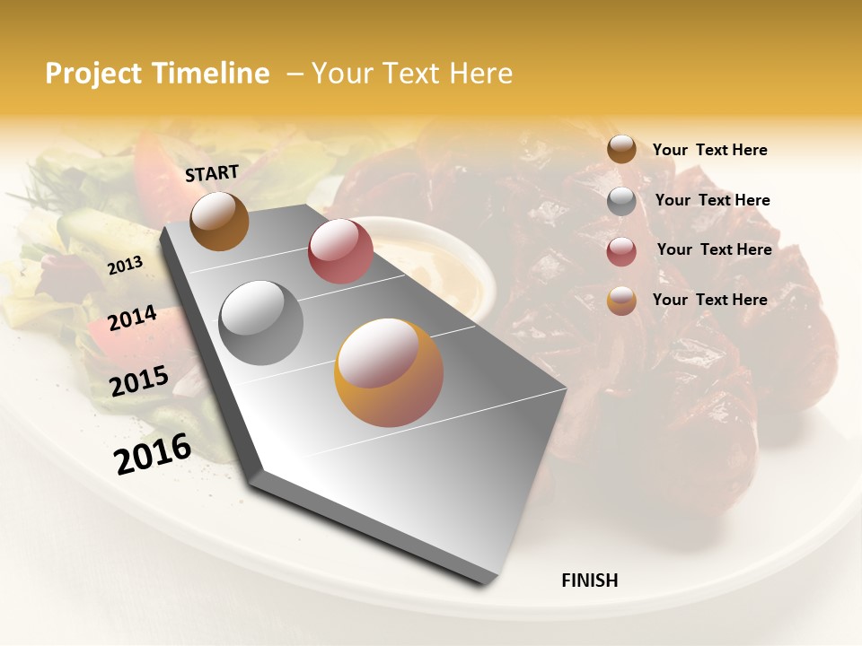 Sausage Dine Nutrition PowerPoint Template