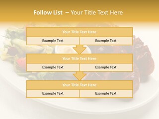 Sausage Dine Nutrition PowerPoint Template