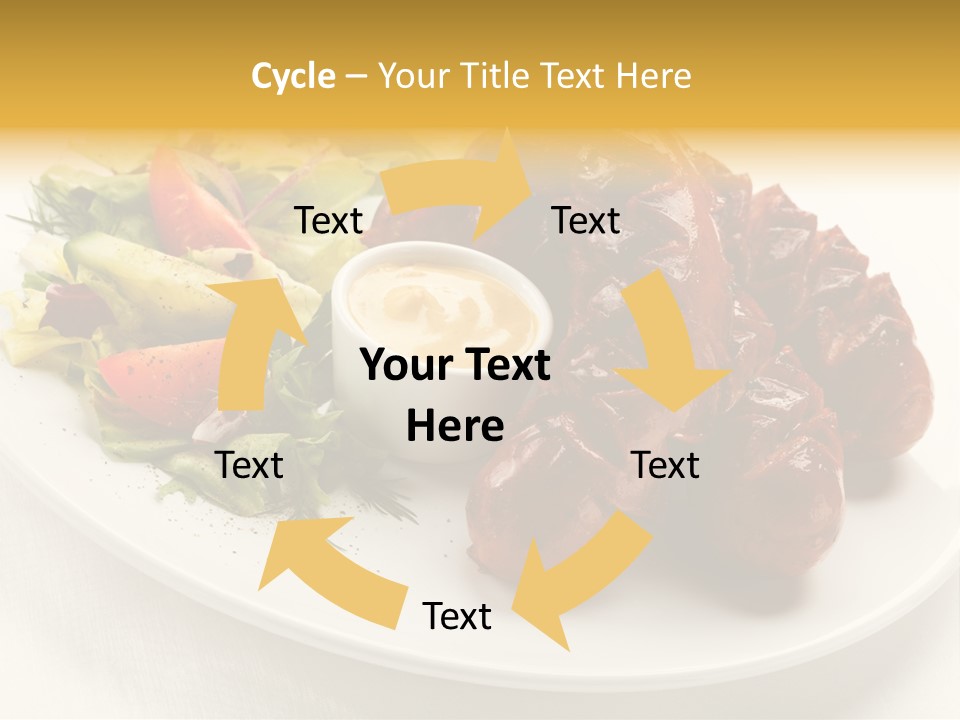 Sausage Dine Nutrition PowerPoint Template