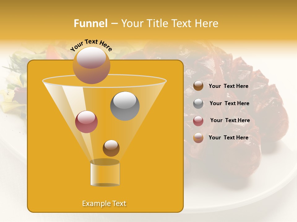 Sausage Dine Nutrition PowerPoint Template
