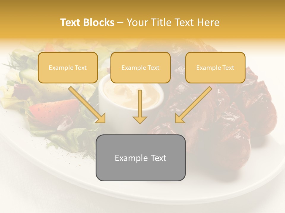 Sausage Dine Nutrition PowerPoint Template