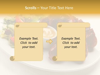 Sausage Dine Nutrition PowerPoint Template