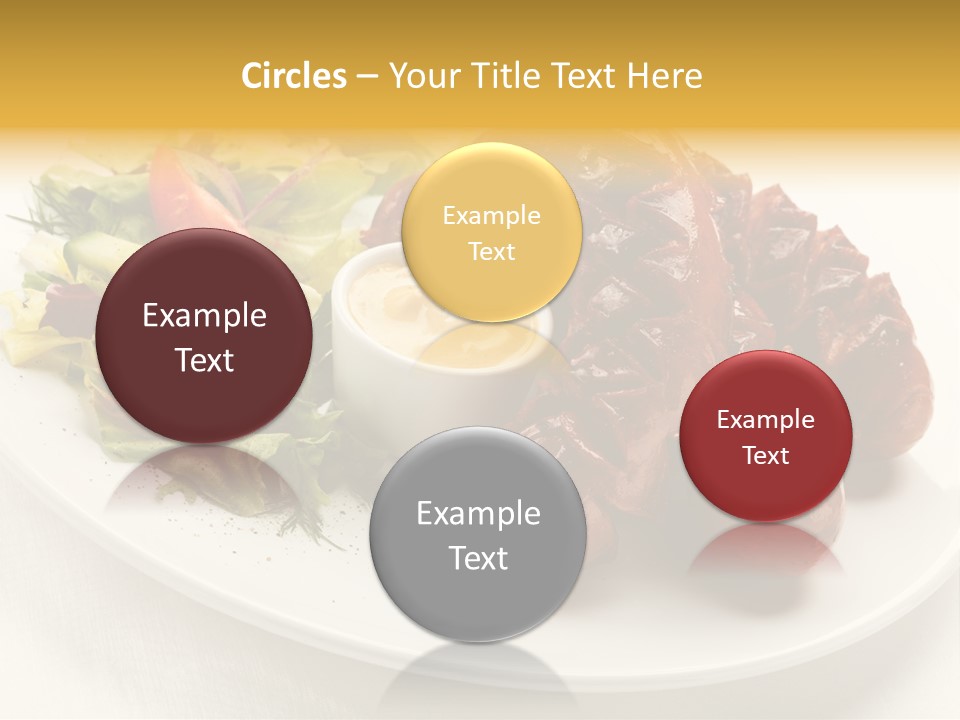 Sausage Dine Nutrition PowerPoint Template