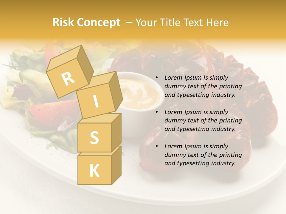 Sausage Dine Nutrition PowerPoint Template