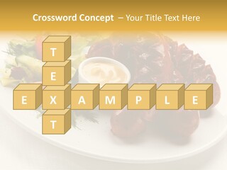 Sausage Dine Nutrition PowerPoint Template