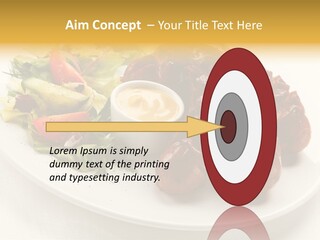 Sausage Dine Nutrition PowerPoint Template