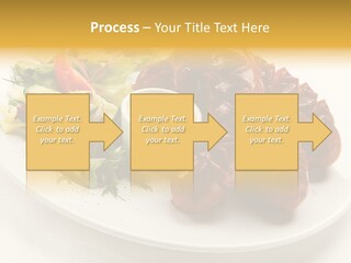 Sausage Dine Nutrition PowerPoint Template
