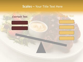 Sausage Dine Nutrition PowerPoint Template