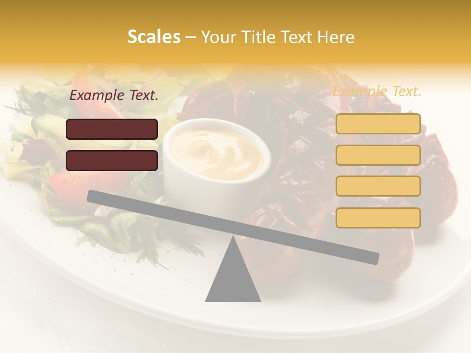 Sausage Dine Nutrition PowerPoint Template
